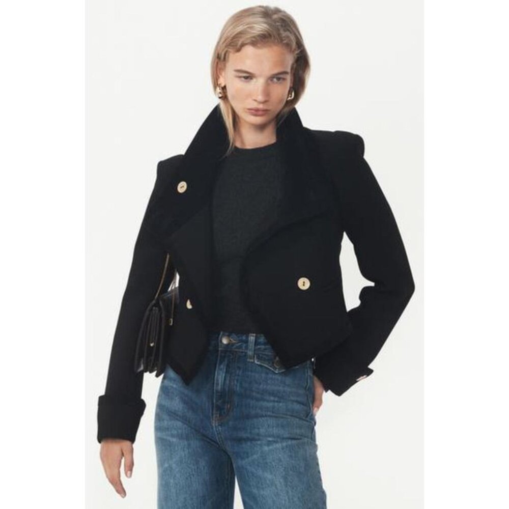 ZARA CROPPED BUTTONED JACKET - THE ITEM ZARA WOMAN